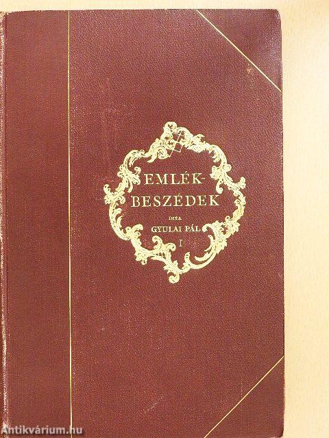 Emlékbeszédek I-II.