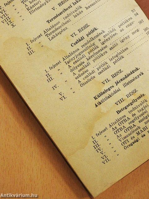 Tanítók járandóságai