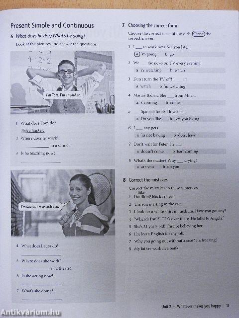 New Headway - Pre-Intermediate - Student's Book/Workbook without key - CD-vel és DVD-vel