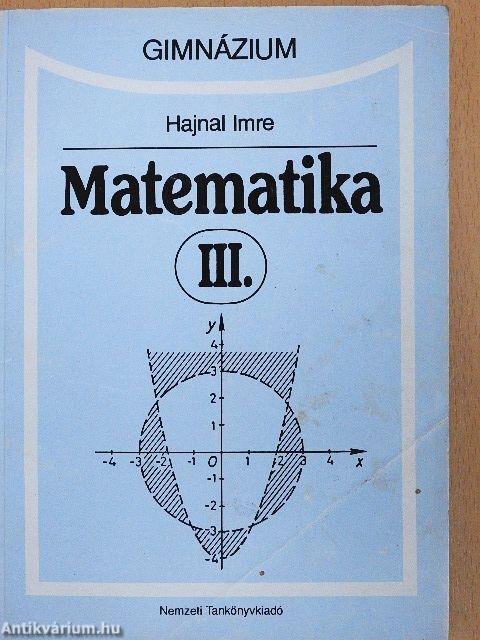 Matematika III.