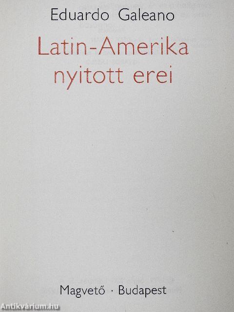 Latin-Amerika nyitott erei
