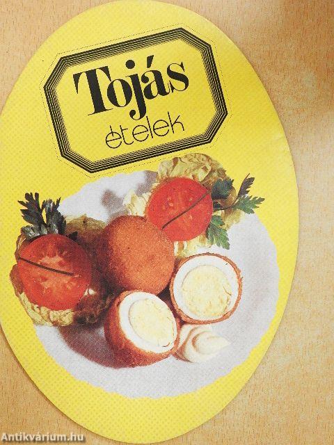 Tojásételek