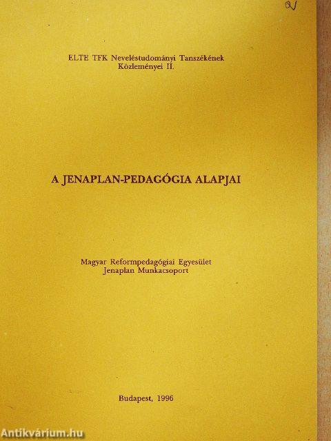 A Jenaplan-pedagógia alapjai
