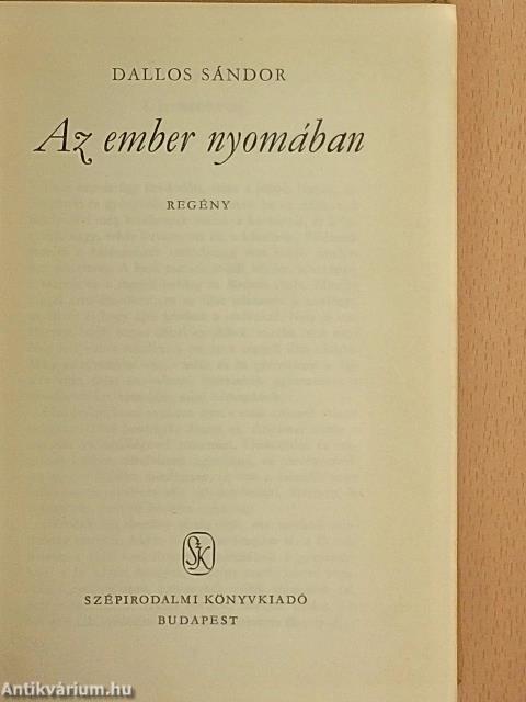 Az ember nyomában
