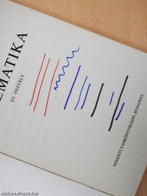 Matematika III.