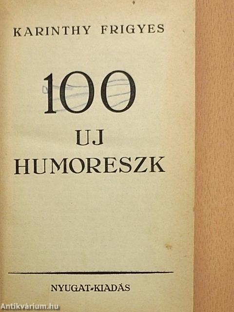 100 uj humoreszk