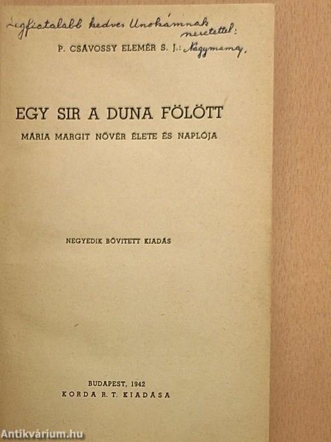 Egy sir a Duna fölött
