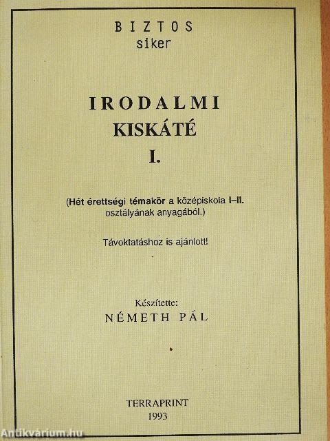 Irodalmi kiskáté I.
