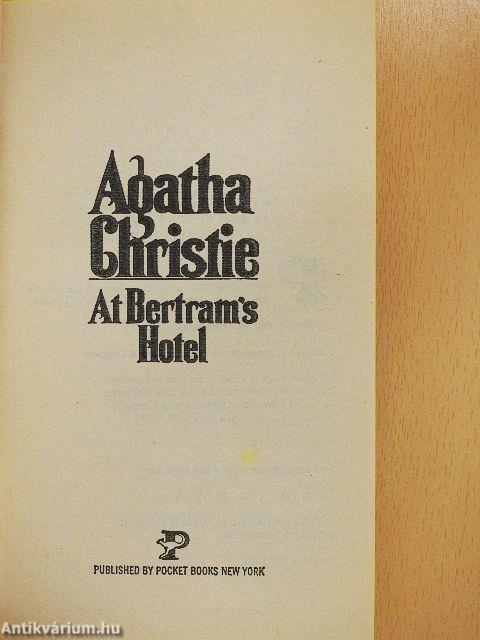 At Bertram's Hotel