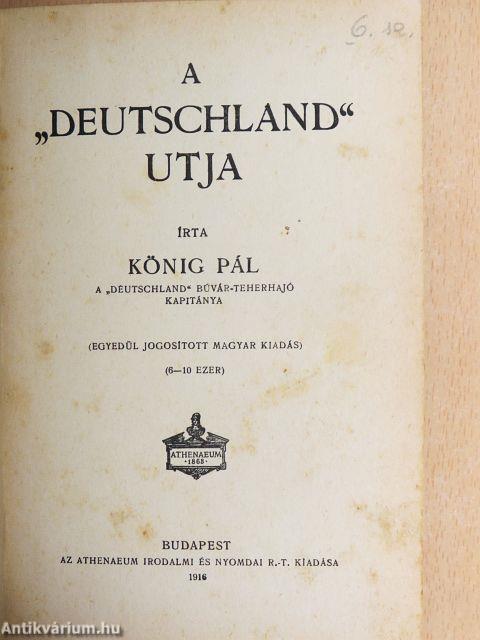 A "Deutschland" utja