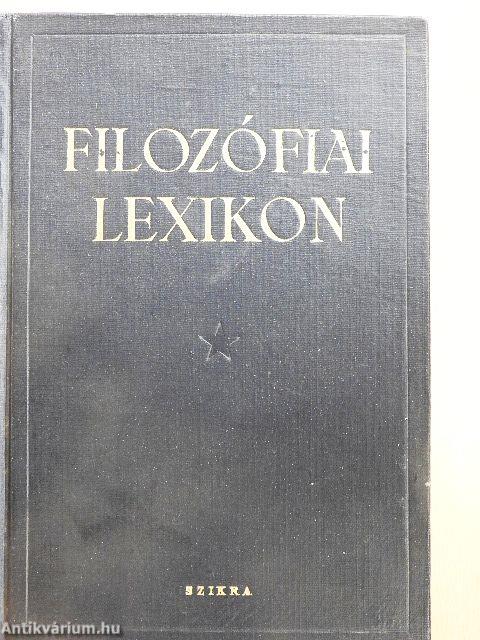 Filozófiai lexikon