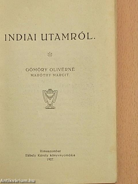 Indiai utamról