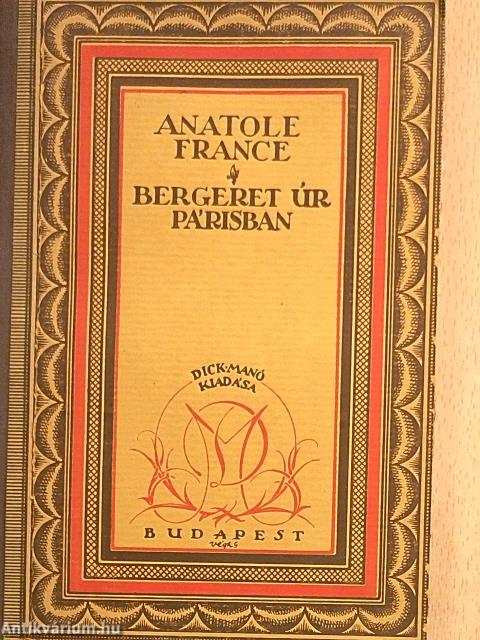 Bergeret ur Párisban