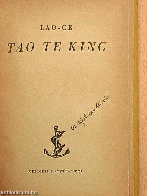 Tao Te King