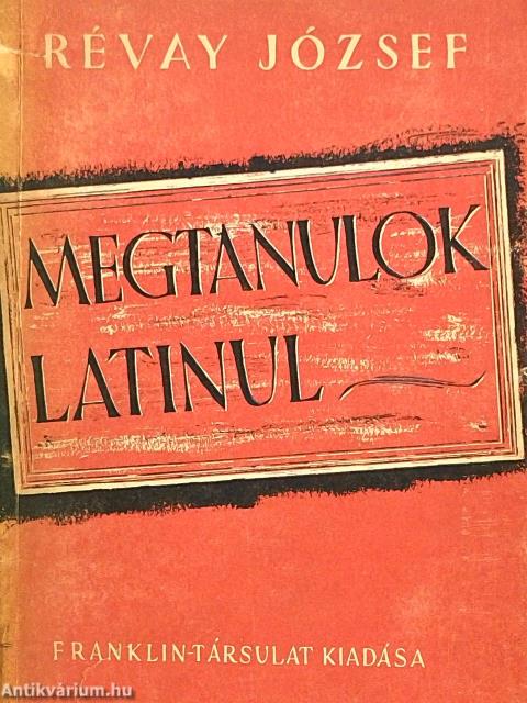 Megtanulok latinul