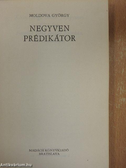 Negyven prédikátor