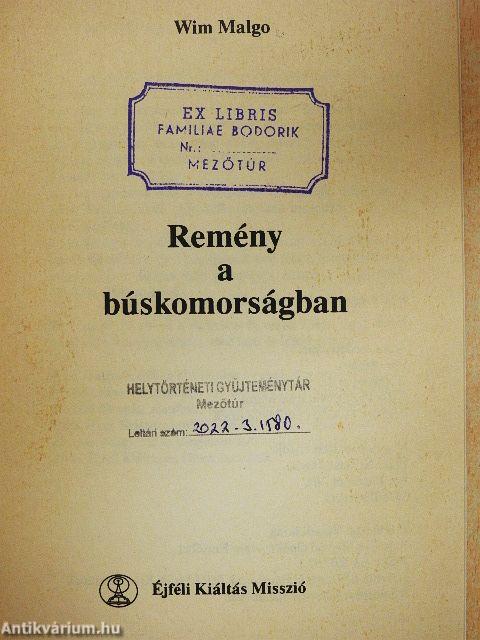 Remény a búskomorságban