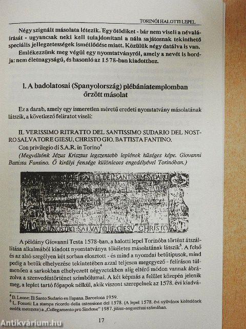 Torinói halotti lepel 1990/1.