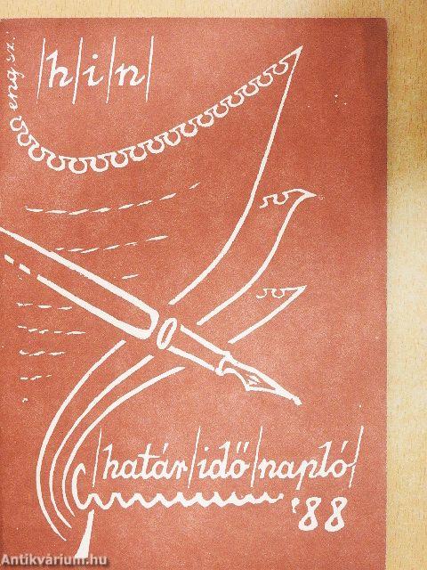 /határ/idő/napló/ '88/2.