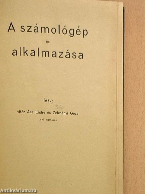 A számológép és alkalmazása