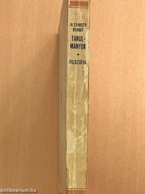 Tanulmányok I. (töredék)