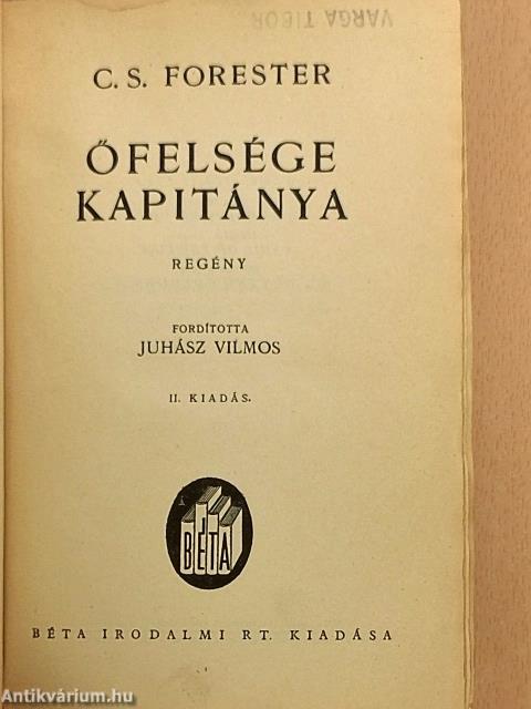 Őfelsége kapitánya