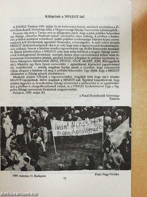 Fidesz hírek 1989. június