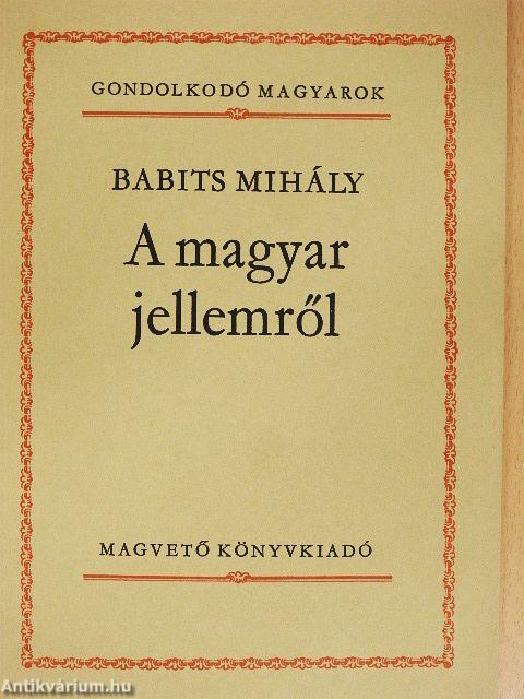 A magyar jellemről
