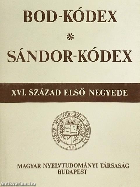 Bod-kódex/Sándor-kódex