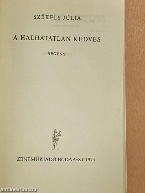 A halhatatlan kedves