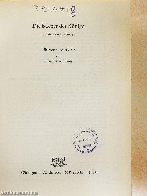 Die Bücher der Könige (töredék)