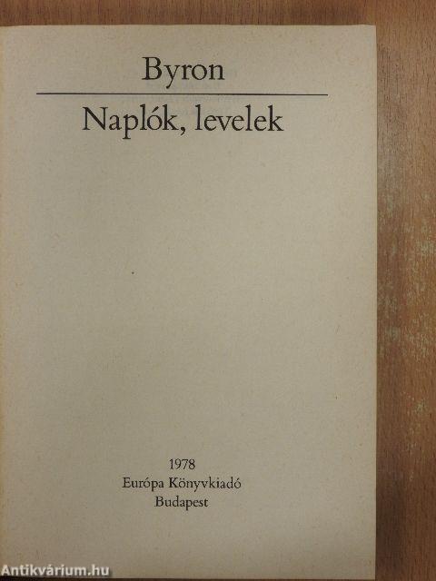 Naplók, levelek