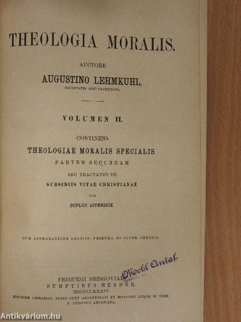 Theologia Moralis I-II.