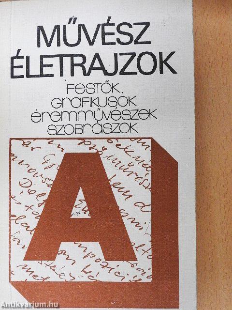 Művész életrajzok