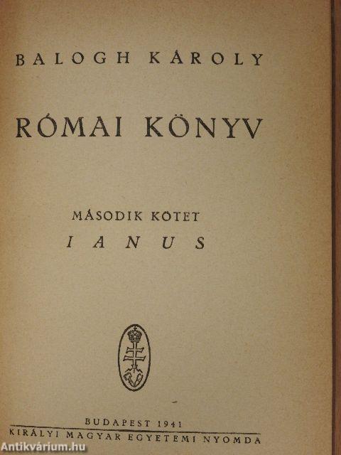 Római könyv II.