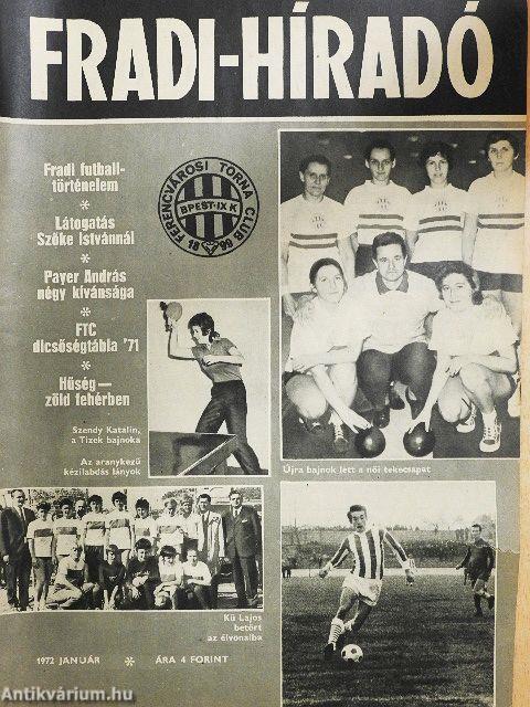 Fradi-híradó 1972. január