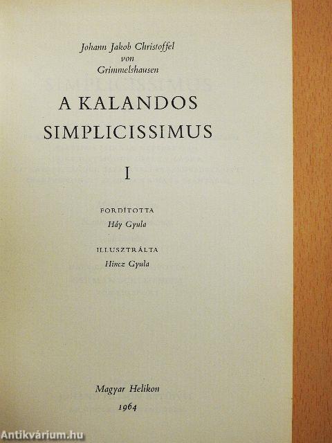 A kalandos Simplicissimus I-II.