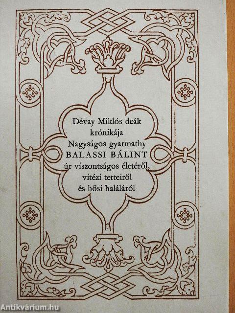 Balassi Bálint