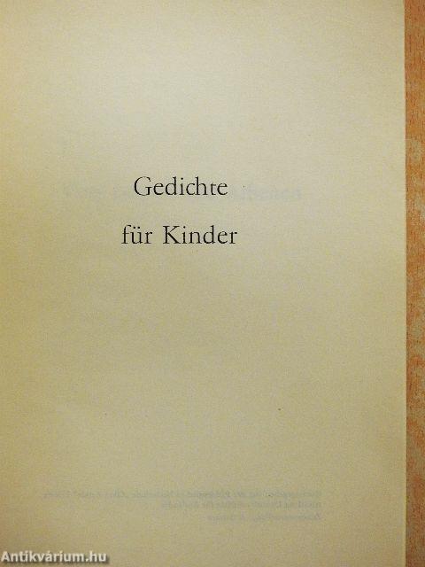 Gedichte für Kinder