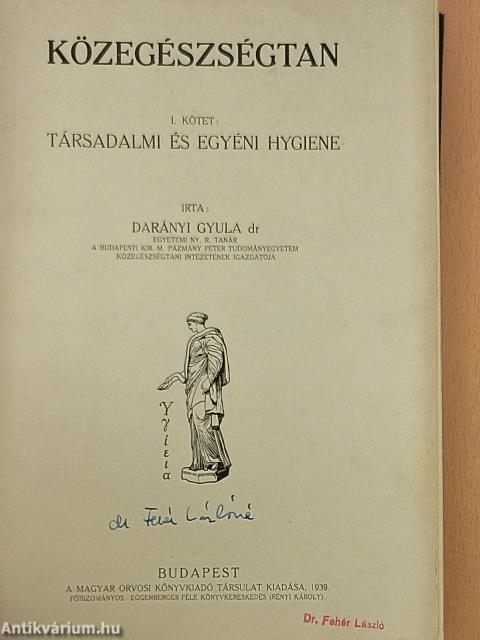 Közegészségtan I.