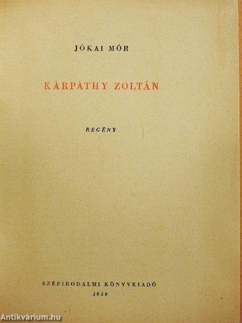 Kárpáthy Zoltán