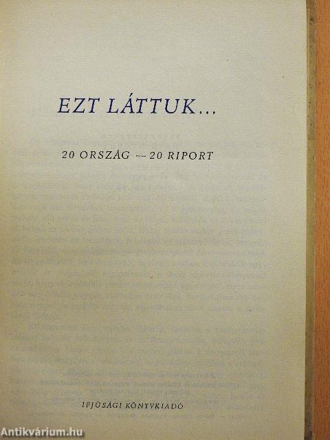 Ezt láttuk...