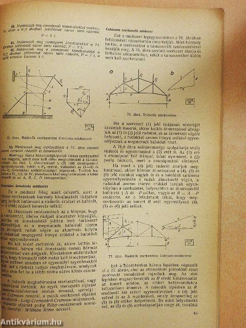 Tartószerkezetek I.