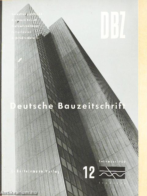 dbz - Deutsche Bauzeitschrift 12/1960