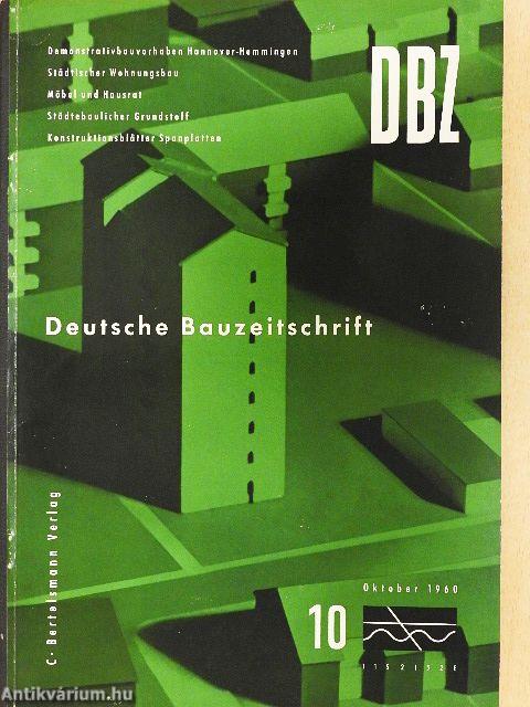 dbz - Deutsche Bauzeitschrift 10/1960