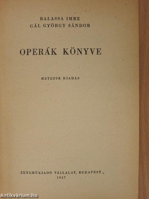 Operák könyve