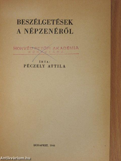 Beszélgetések a népzenéről