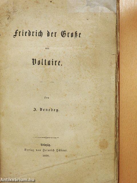Friedrich der Grosse und Voltaire (gótbetűs)
