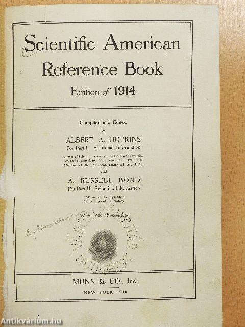 Scientific American Reference Book