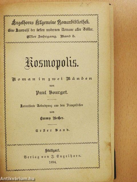 Kosmopolis I-II. (gótbetűs)